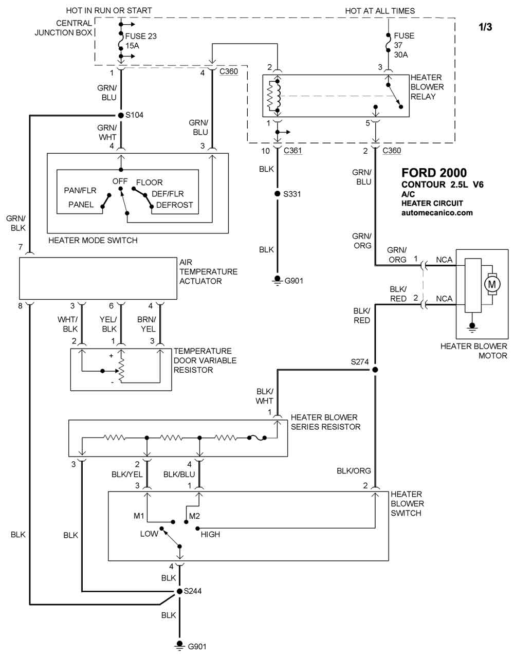 Diagrama De Aire Acondicionado Ford Explorer