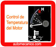 Control de temperatura del motor